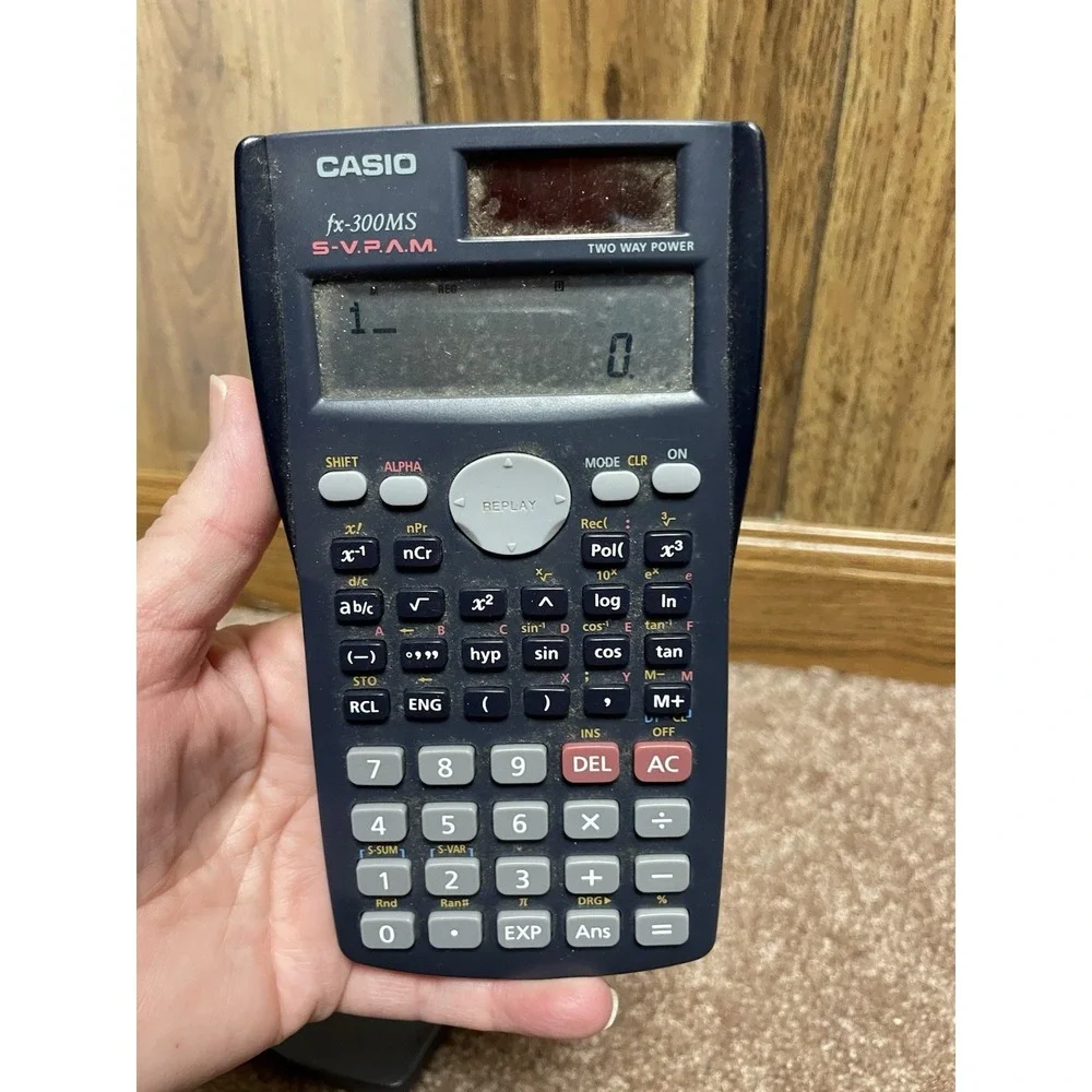 Casio N78 Calculator with Cover Solar & Battery
